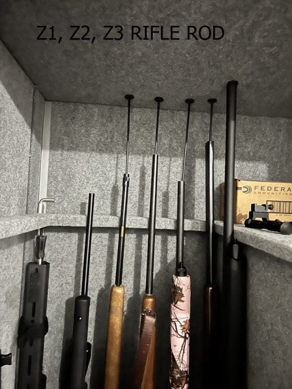 Z3 5ft safe rifle rod interior