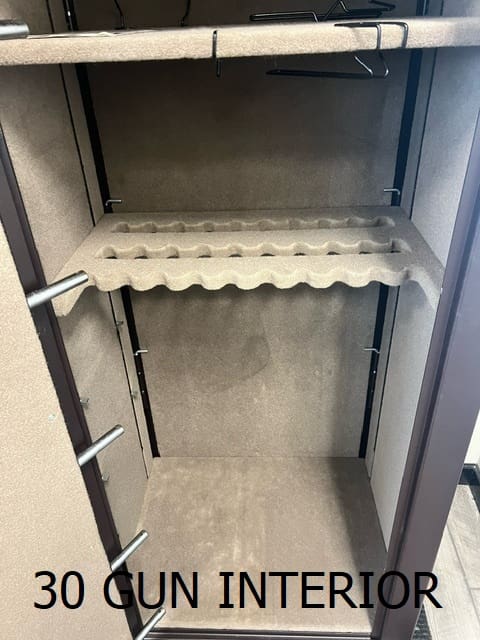 Z2 6ft safe 30 gun interior