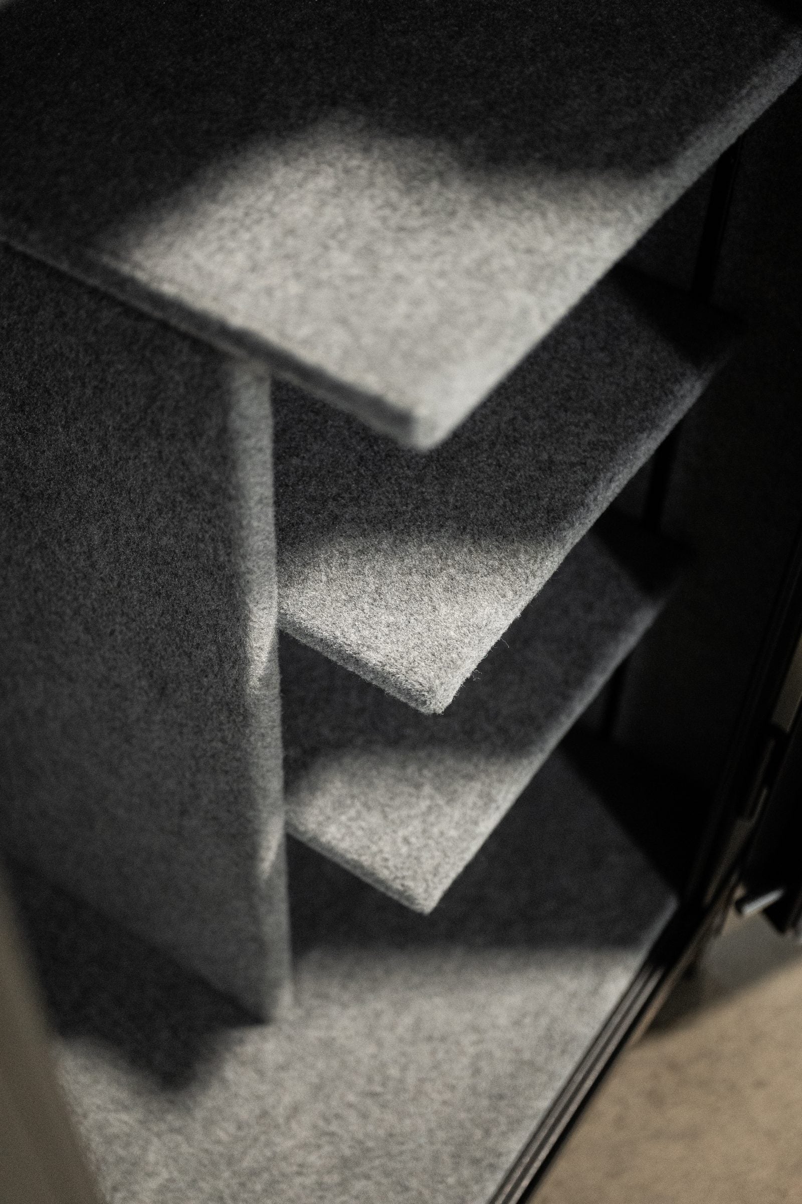 Marine carpet and shelves