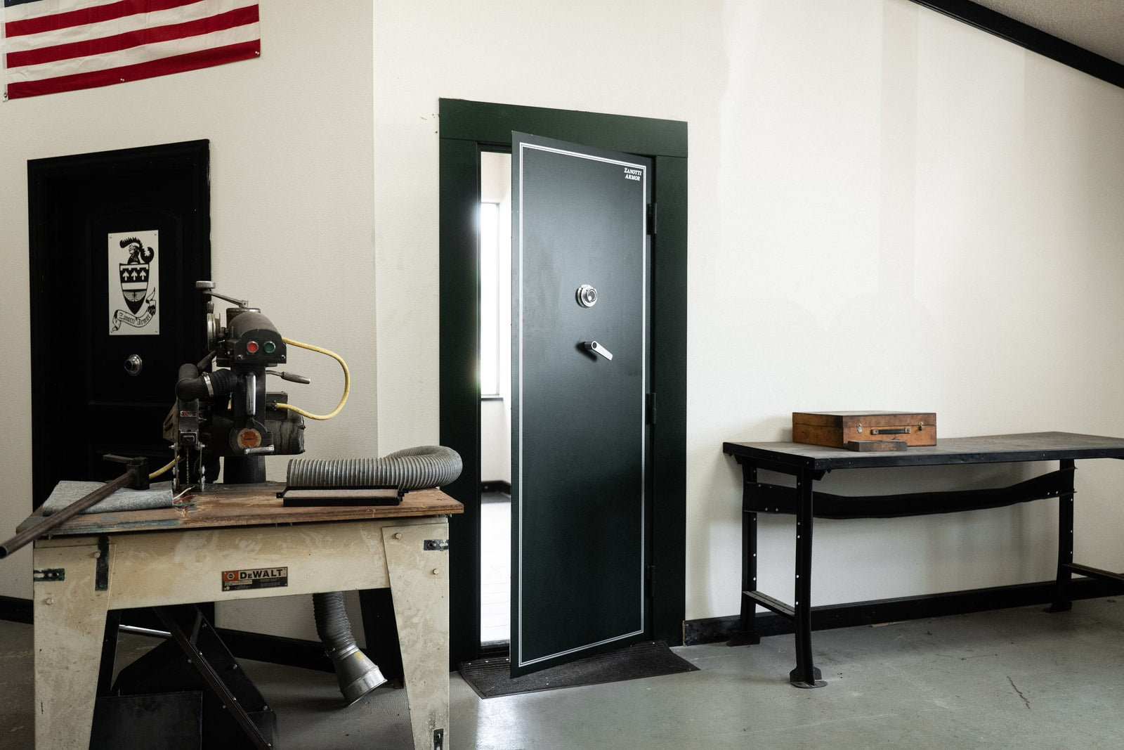V1 vault door, open